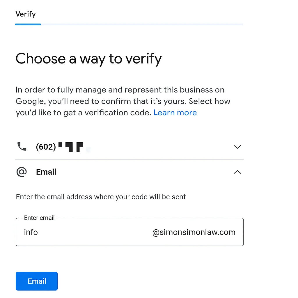 Email Verification