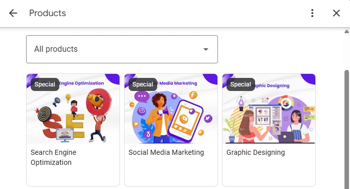 Add Products and Services: